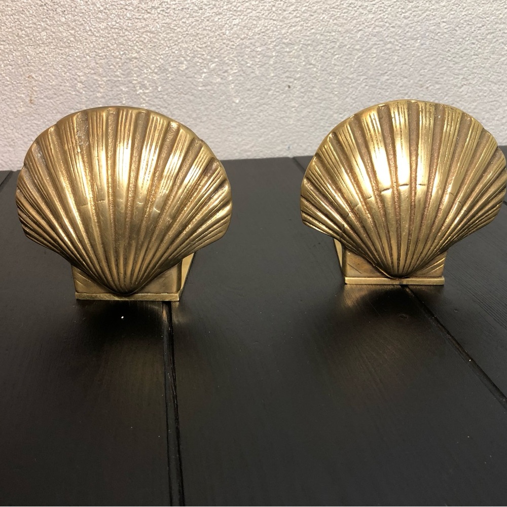 Brass Shell  - Gold Decorative Home Accent